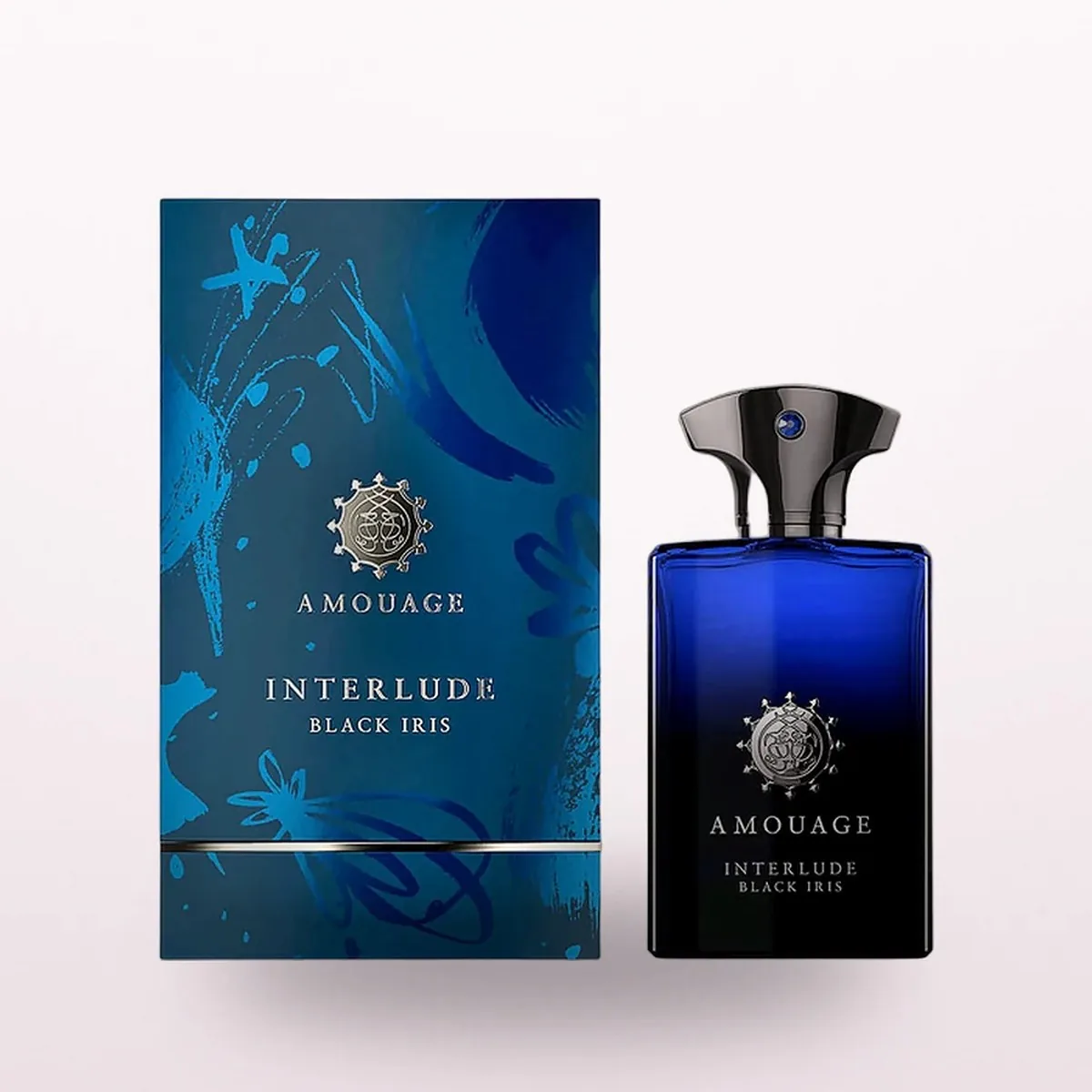 Amouage Interlude Black Iris, на белом